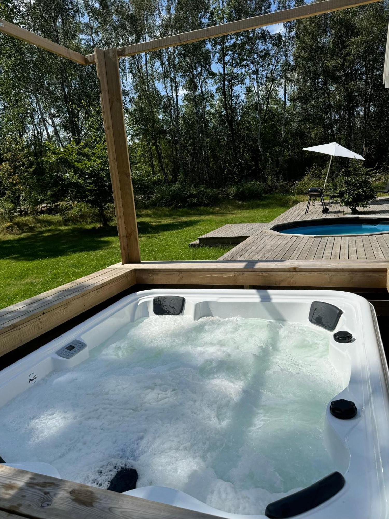 Cabin In The Forest With Spa Bath Vastra Torup Ngoại thất bức ảnh